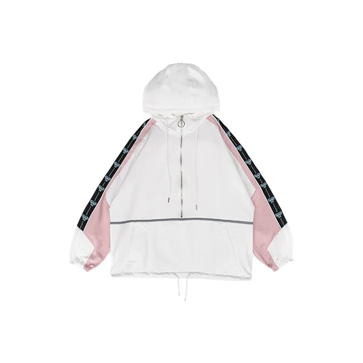 FRLMK Hooded Loose Fit Regular Sweatshirt Unisex White-0