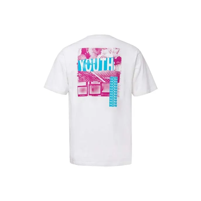 Converse Set-in Sleeve T-Shirt Men's White-0
