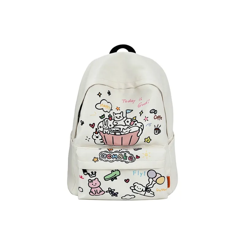 Debecca Nylon Backpack Regular Unisex Multicolor-0