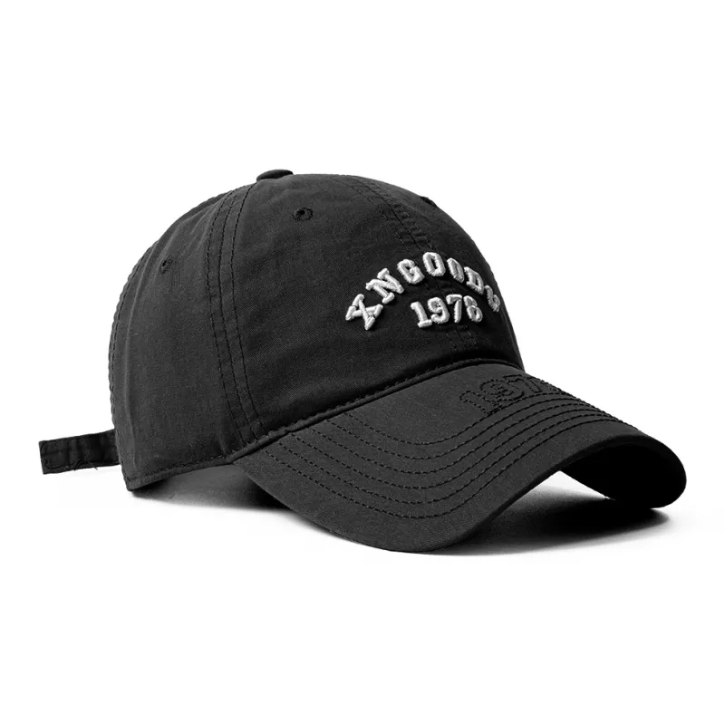BAIJUAN Cotton Face Enhancing Sun Protection Baseball Cap Unisex-5
