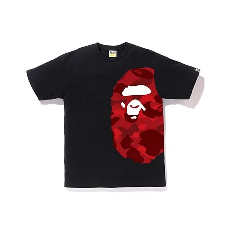 A BATHING APE Color Camo Side Big Ape Head Tee
