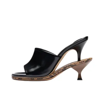 Jacquemus Slide Slippers 11cm Women's Black