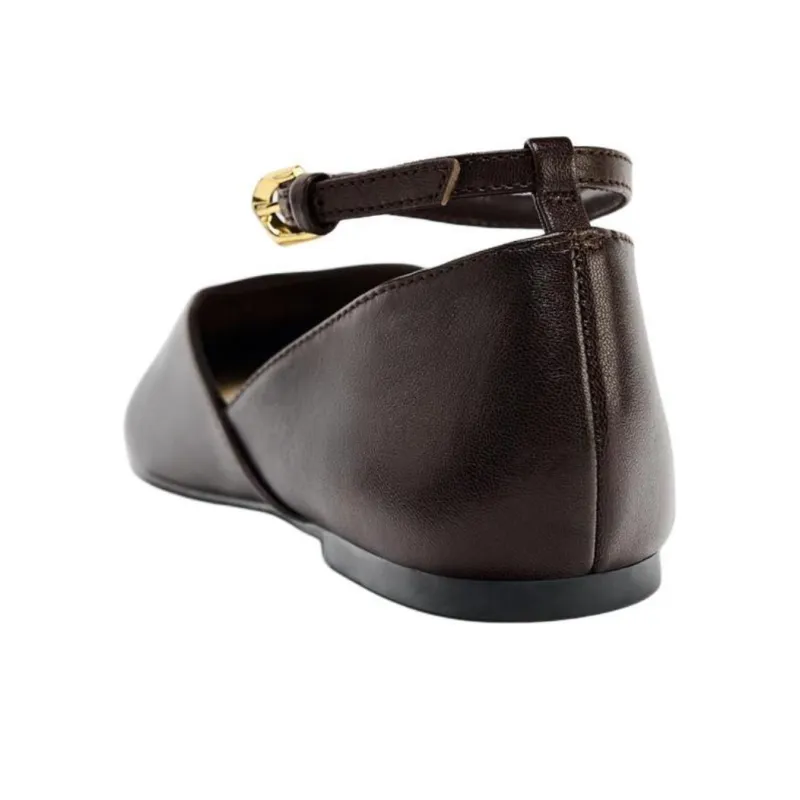 ZARA Casual Single Shoes 1cm Women's Brown-4
