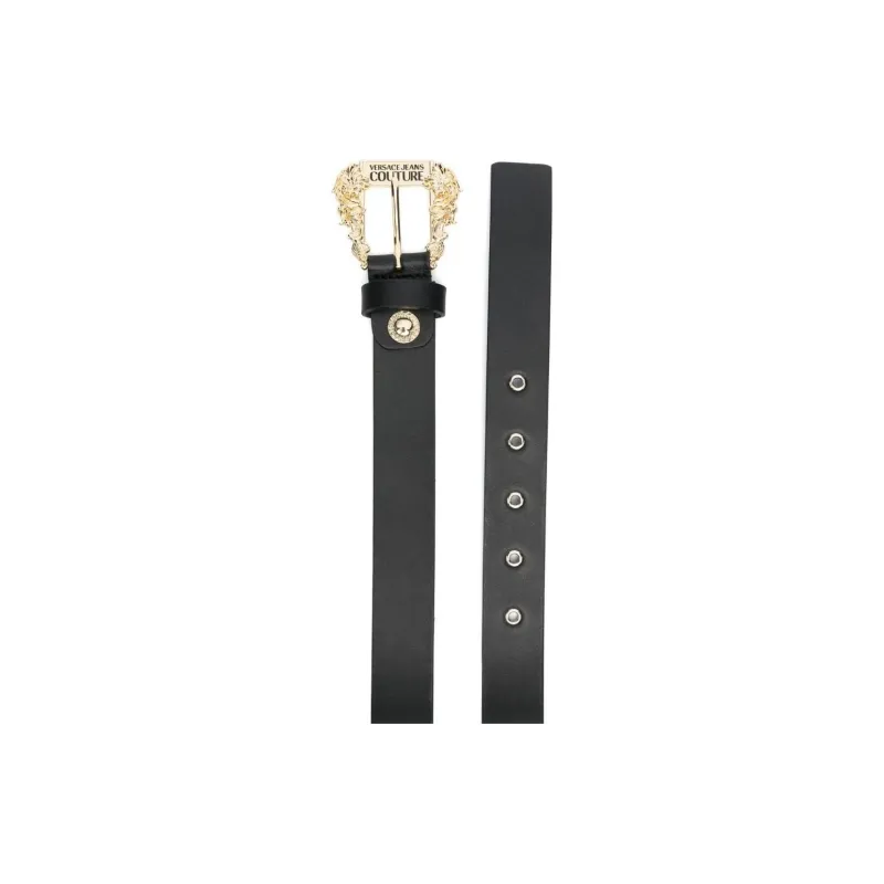 VERSACE JEANS COUTURE Baroque buckle Leather Belt-4