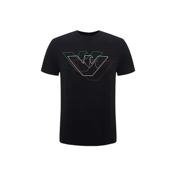 EMPORIO ARMANI T Shirts Men Navy Blue