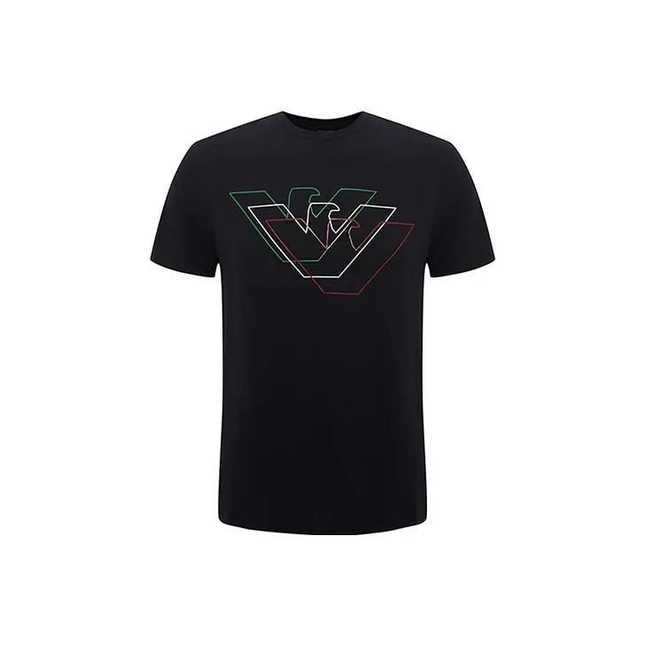 EMPORIO ARMANI T Shirts Men Navy Blue-0