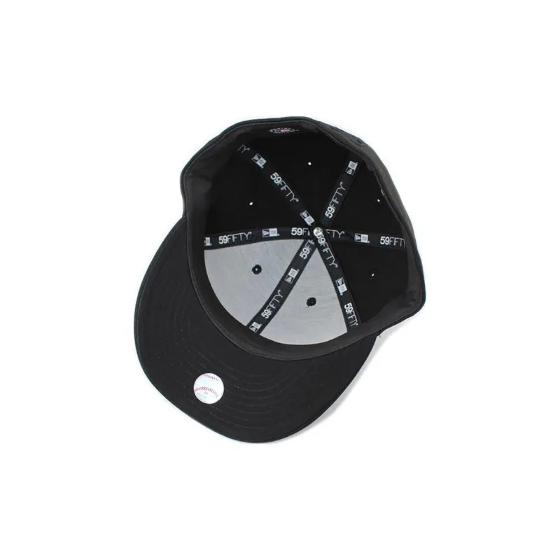 New Era Polyester Cotton Blend Baseball Caps Unisex Black-4