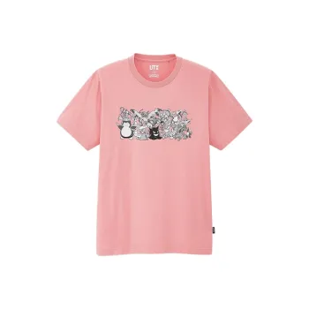 UNIQLO Pokémon Co Branded Series T Shirt Unisex Pink