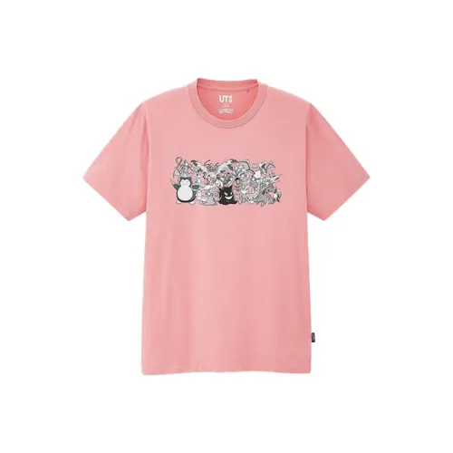 UNIQLO Pokémon Co Branded Series T Shirt Unisex Pink