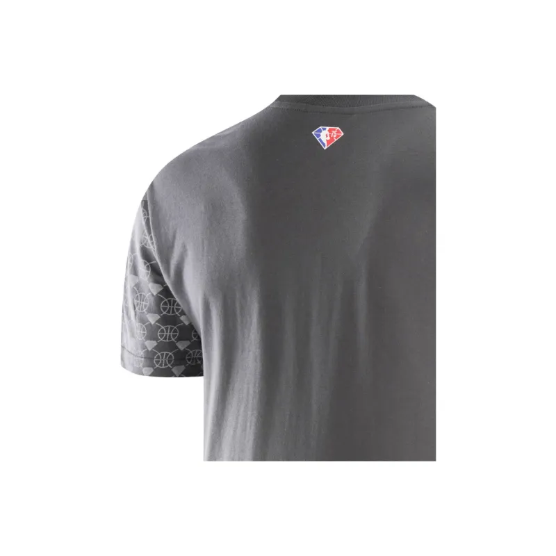 NBA Team T Shirts Men Gray-3