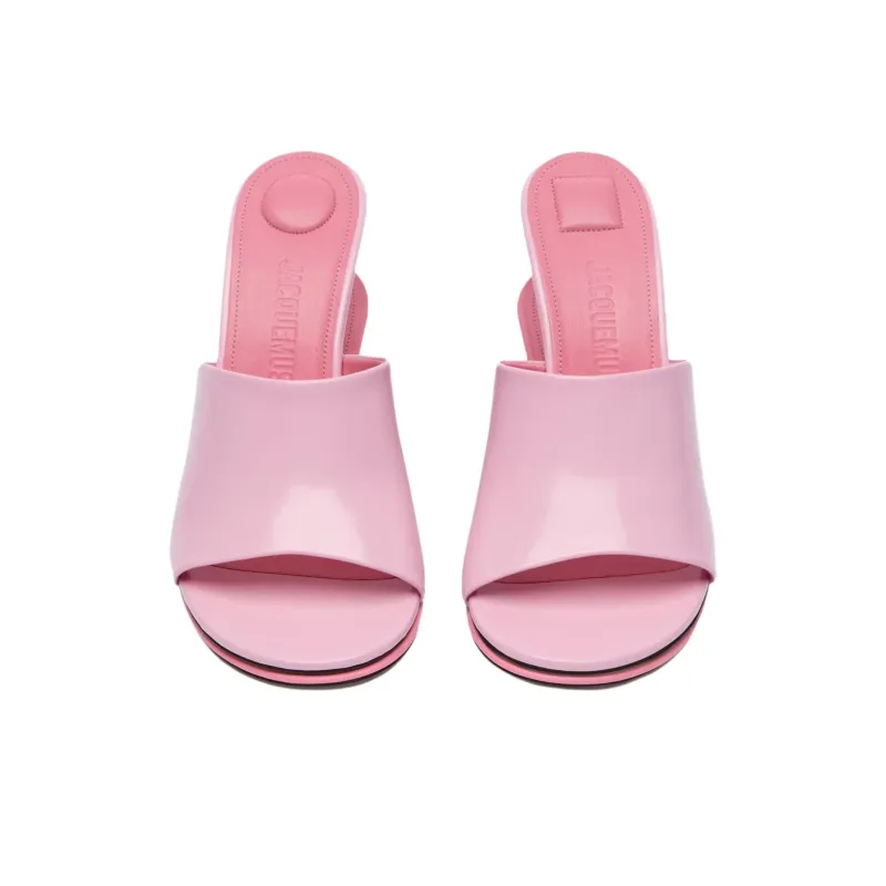 Jacquemus Slide Slippers 11cm Women's Pink-3