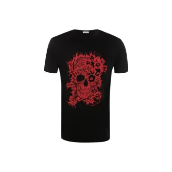 Alexander McQueen T-Shirts Men Black