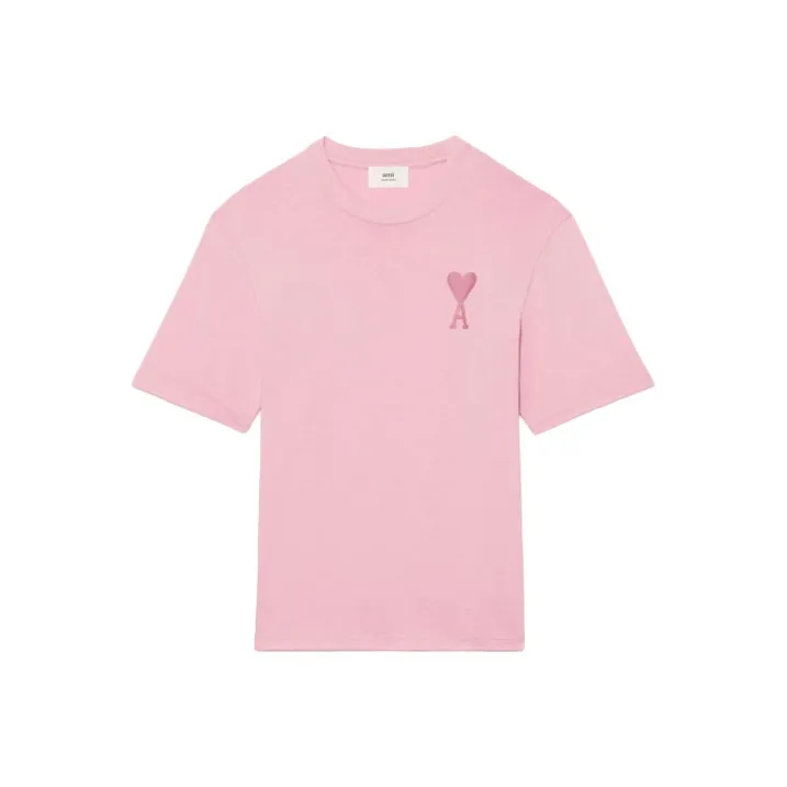 Ami Paris Ami De Coeur Tonal Boxy Fit T Shirt-0