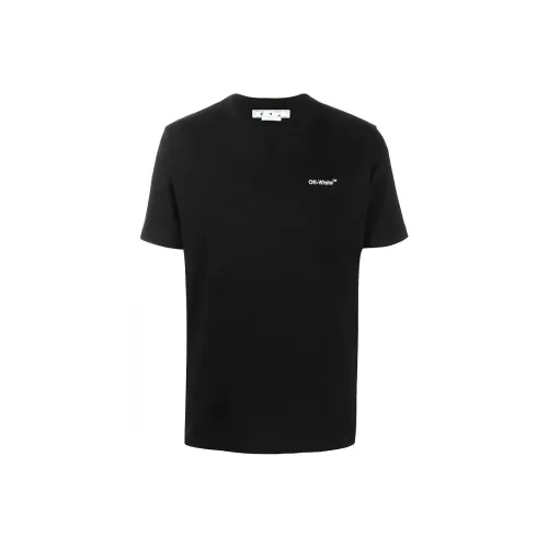 OFF WHITE Text Logo Caravaggio Saint Jerome Writing Arrows Slim Fit T Shirt