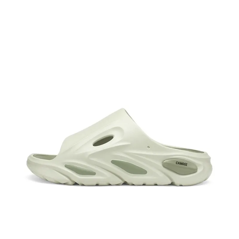 CAMOSI Slide Slippers Unisex Matcha Green/White Blue/Black Orange/Beige Brown-3