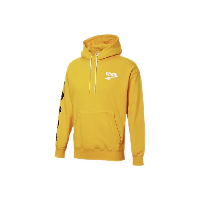PUMA Sweatshirts Men Yellow-0