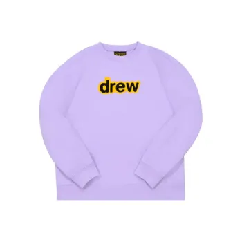 Drew House Letter Logo Series Sweatshirts Unisex Lavender