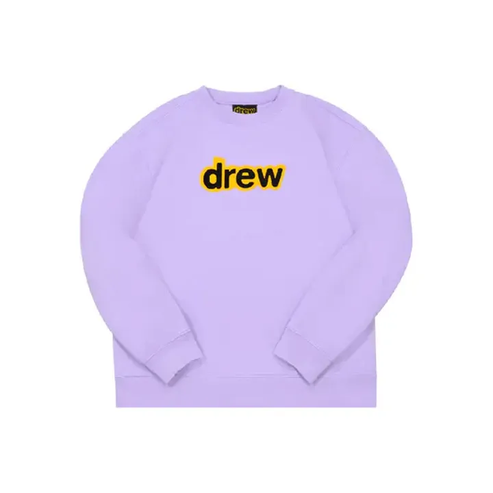 Drew House Letter Logo Series Sweatshirts Unisex Lavender-0