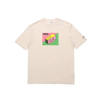 PUMA Set-in Sleeve T-Shirt Men's Birch Wood