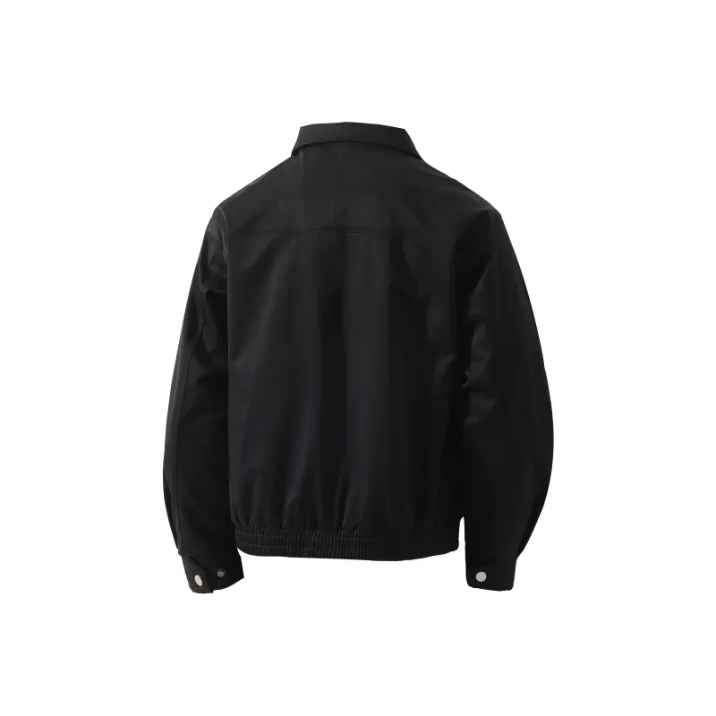 OGEK Jackets Coats Unisex Black Comes With Brooch-2