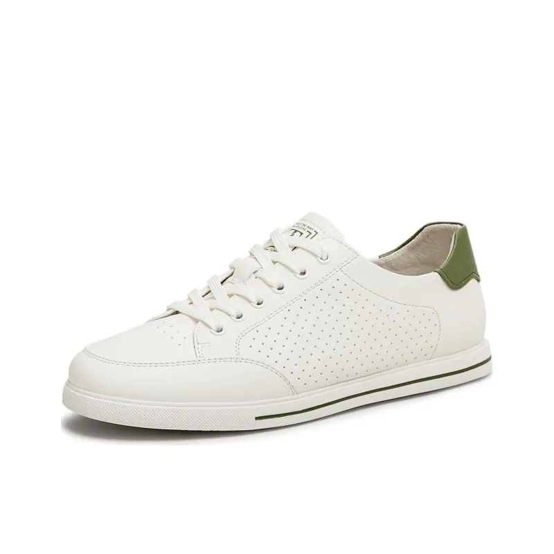 Tata Low Top Casual Shoes Men's White/Green-1