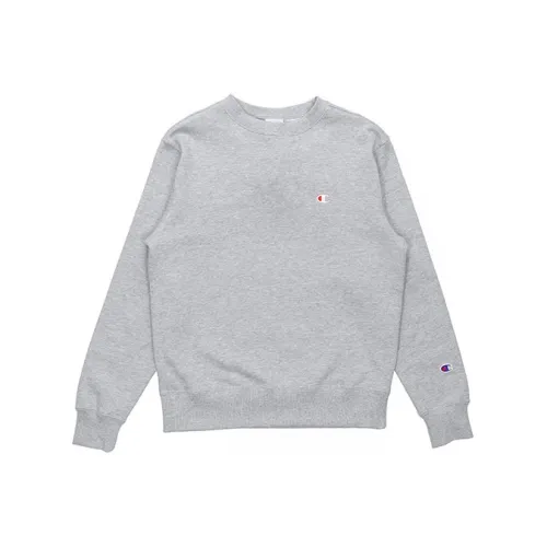 Champion Sweatshirts Unisex Light Gray
