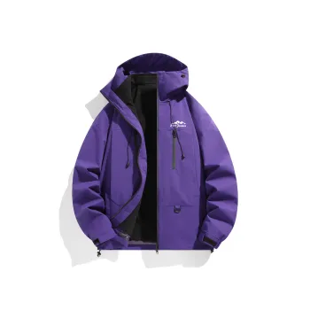 Yiwen Water Resistant Windproof Breathable Warm Windbreaker Jacket Unisex