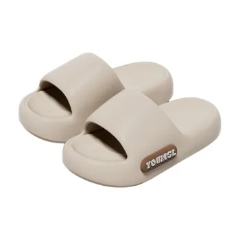 Kemaid Summer Letter Print Soft And Bouncy Slip Resistant Home Slippers For Bathroom Use