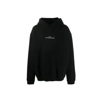 Maison Margiela Logo embroidered Cotton Hoodie