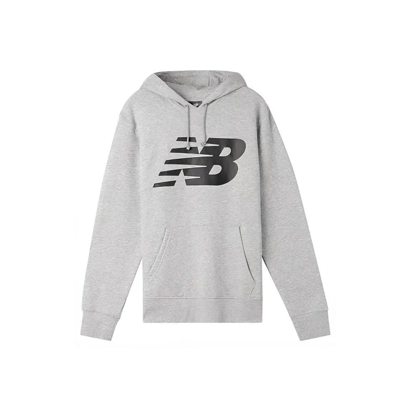 New Balance Sweatshirts Men Silvery White-0