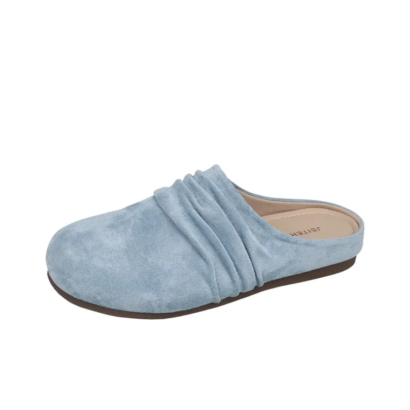 AJPAP Quiet Odor Resistant Abrasion Resistant Wrap toe Slippers Women's-5