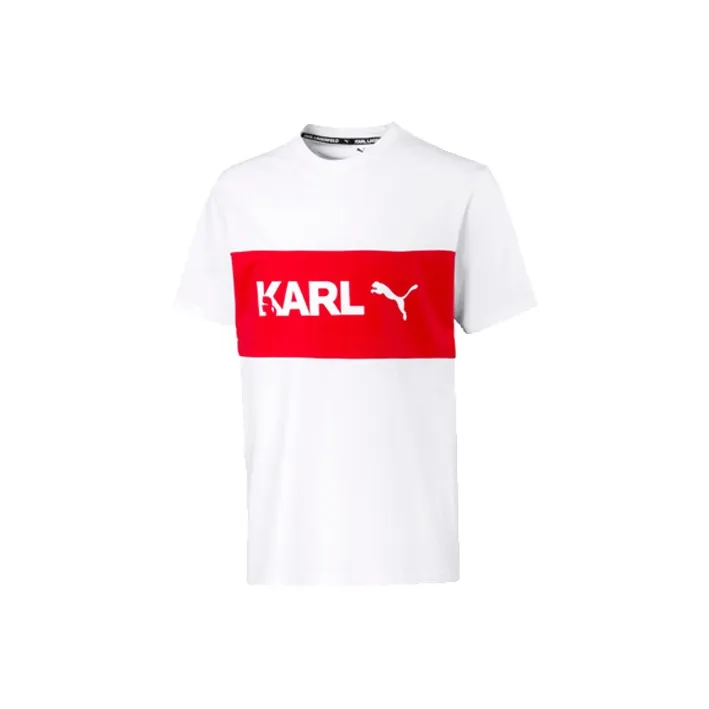 PUMA x LAOFOYE LIANMINGKUAN T Shirt Men's White-0