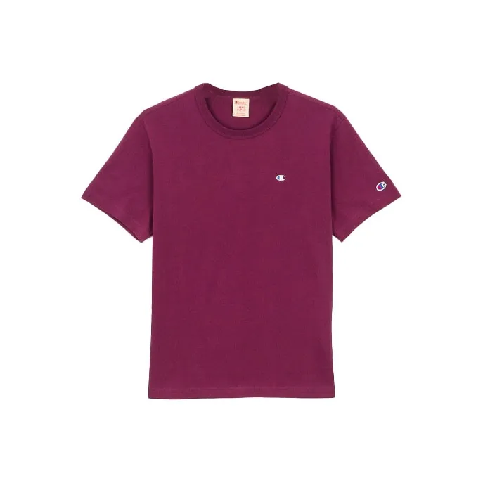 Champion Logo Embroidered Crewneck T Shirt-4