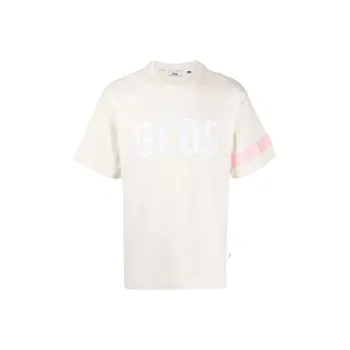 GCDS T Shirts Men Light Umber