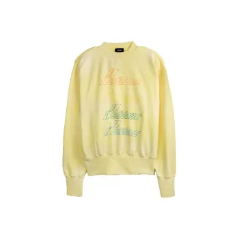 WE11DONE Sweatshirts Unisex Yellow