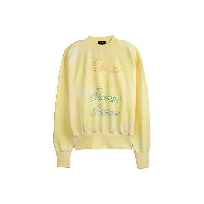 WE11DONE Sweatshirts Unisex Yellow-0