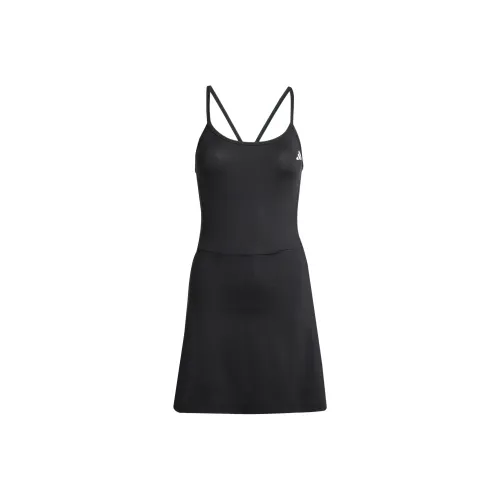 Adidas Free Shipping With AdiClub Train Essentials Workout Dress With Integrated Shorts