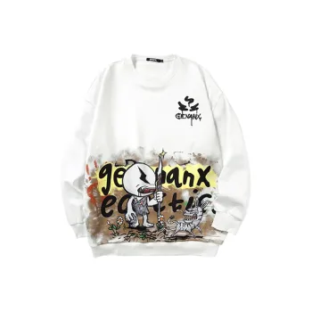 GENANX Crew Neck Loose Fit Regular Sweatshirt Unisex