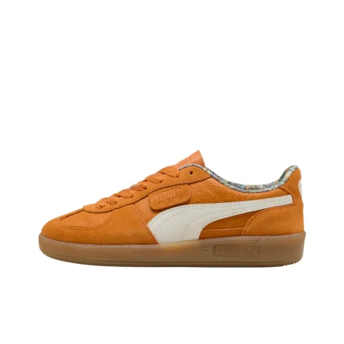 PUMA Palermo Bomber Anti Slip Wear Resistant Low Top Skateboard Shoes Women's Chestnut Red