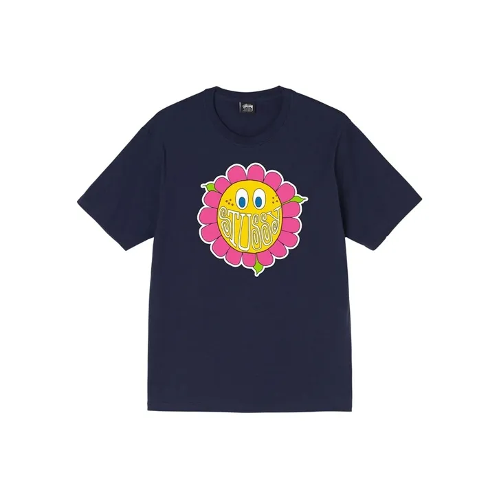 Stussy Happy Flower T Shirt-4