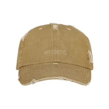 WE11DONE Distressed Baseball Cap