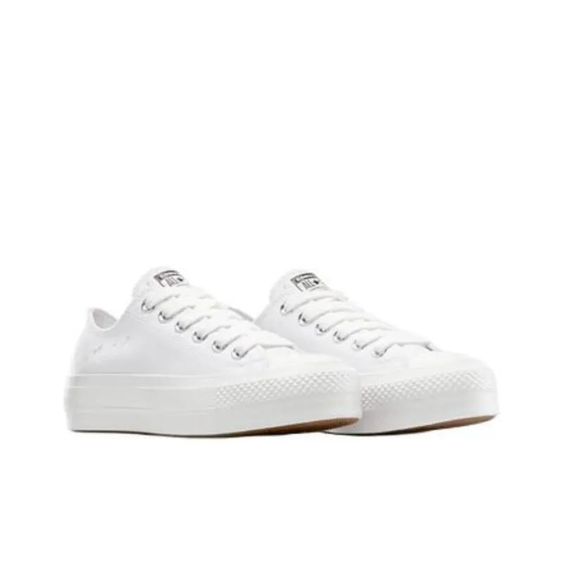 Converse Women's Chuck Taylor All Star Lift Platform Low 'Embroidered Flowers' Women's-2