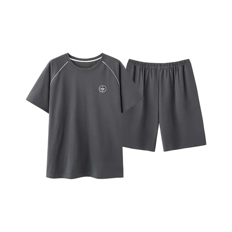 WANANNI Pajama Set Men's Dark Gray-0
