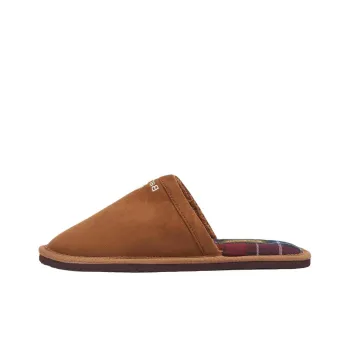 BARBOUR Wrap toe Slippers Men's Camel