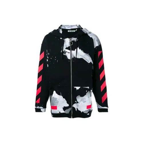 OFF WHITE Sweatshirt Loose Fit Style Men's Black