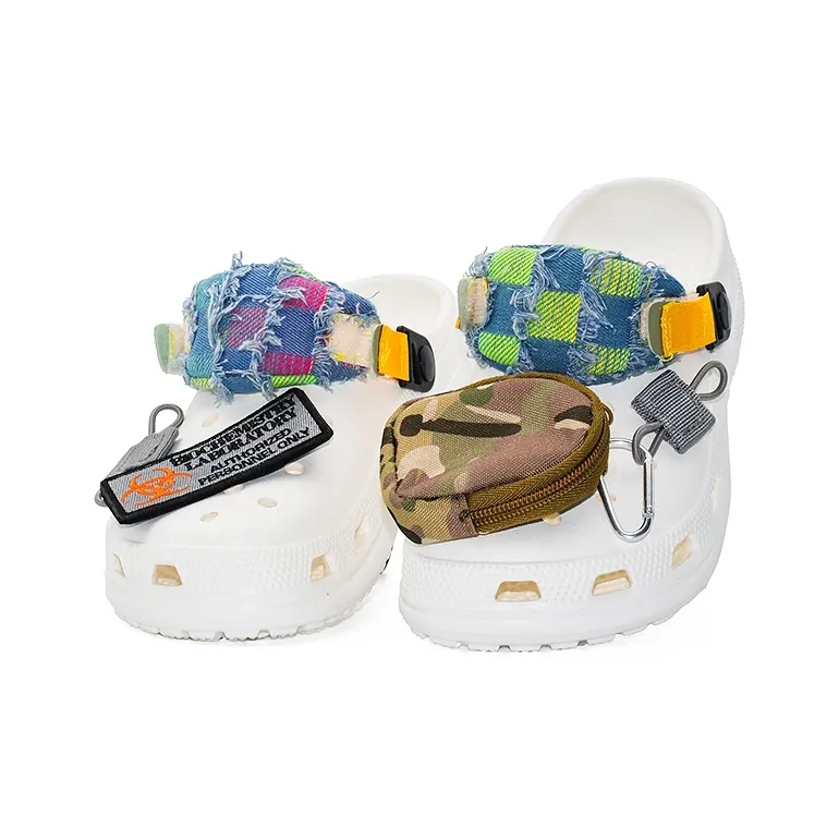OUBT Urban Reconnaissance, 3D Effect Pocket Clogs Men's White-2