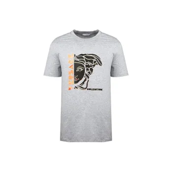 VERSACE T Shirts Men Gray