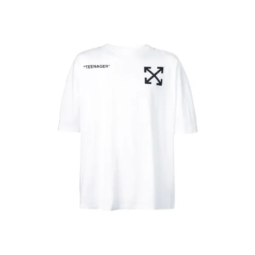 OFF WHITE Oversized Flamed Bart T Shirt