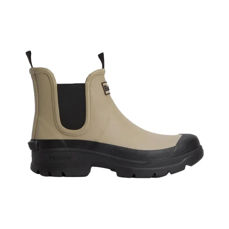BARBOUR Nimbus Short Chelsea Boots Men's Beige-1