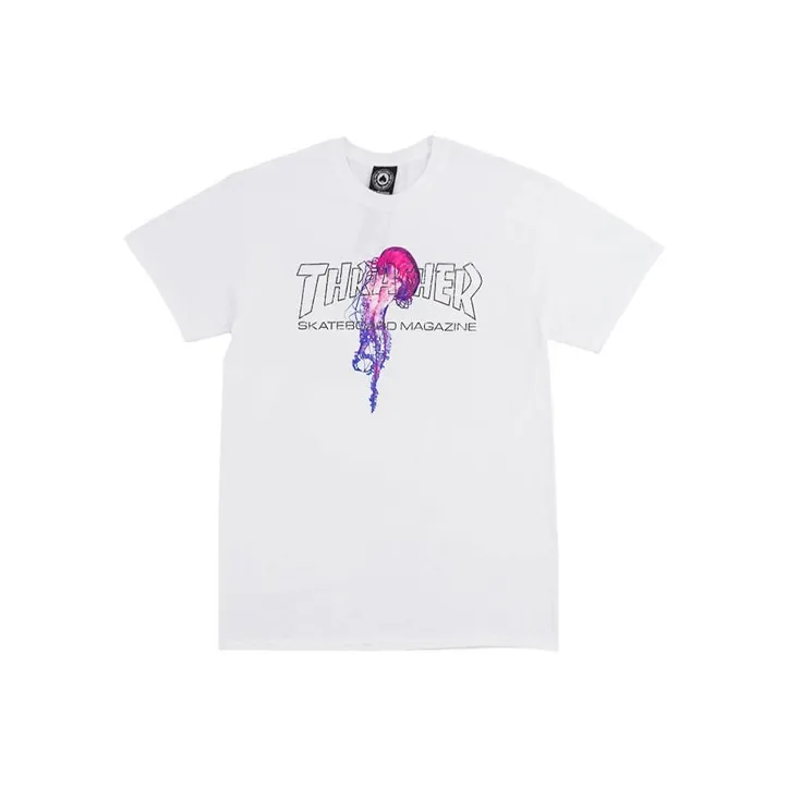 Thrasher T Shirt Unisex White US Version-0